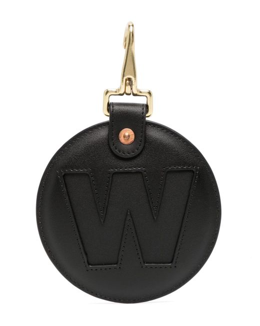 Walter Van Beirendonck Vintage W-charm leather keyring