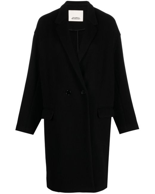 Isabel Marant double-breasted virgin wool-cashmere coat