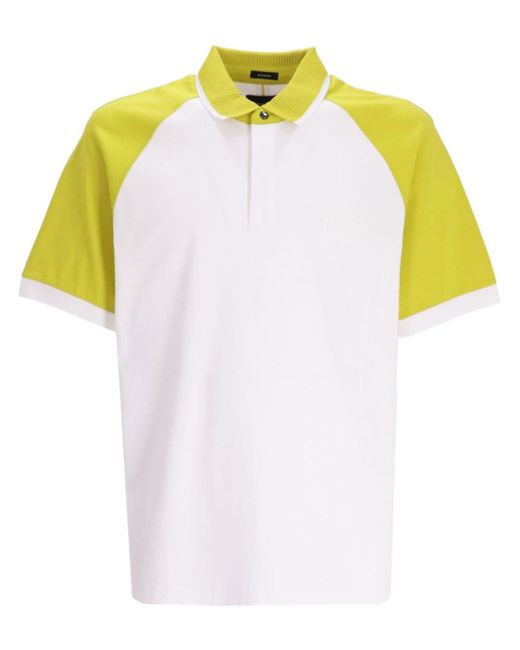Boss colour-block polo shirt