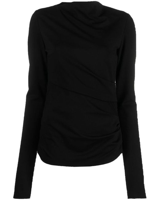 Dorothee Schumacher ruched-detail long-sleeve top