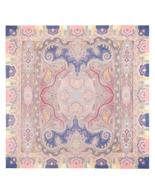 Etro abstract-print scarf