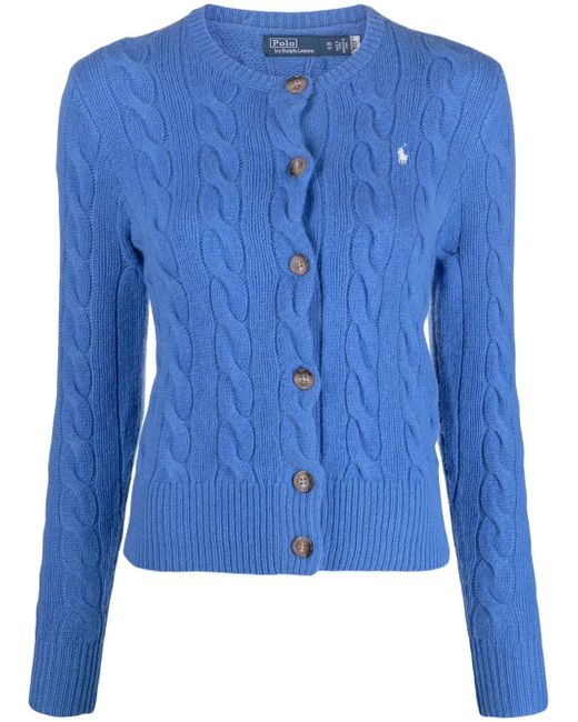 Polo Ralph Lauren cable-knit wool-cashmere cardigan