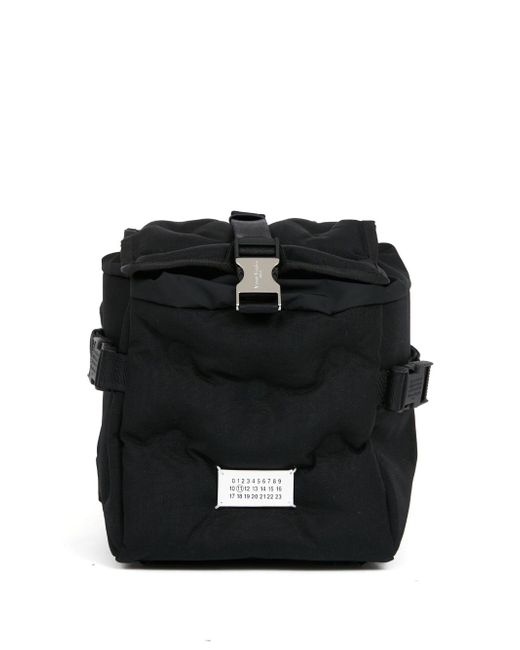 Maison Margiela numbers-patch quilted backpack