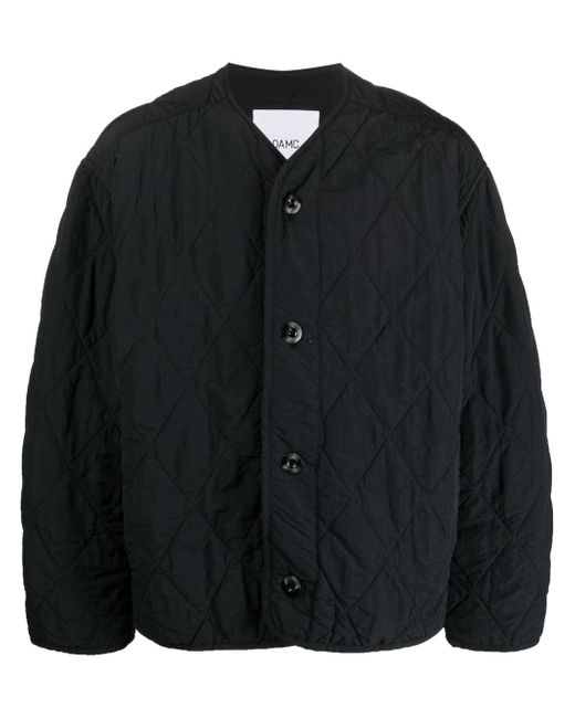 Oamc quilted button-up jacket