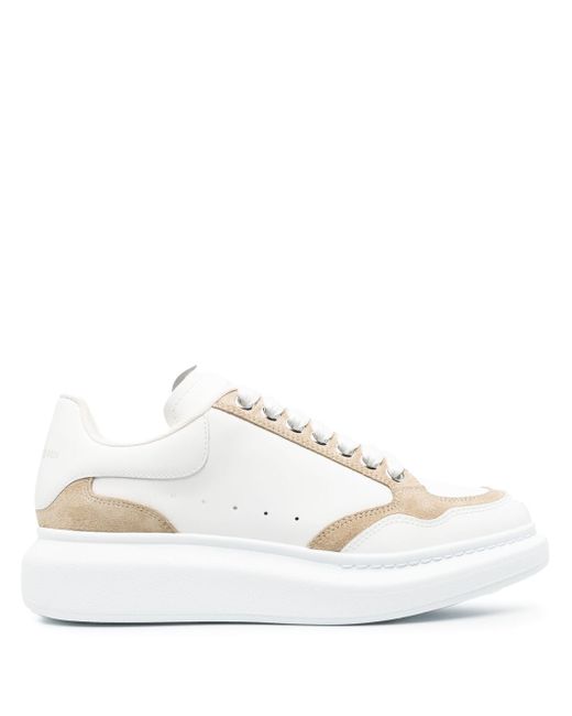 Alexander McQueen two-tone lace-up sneakers