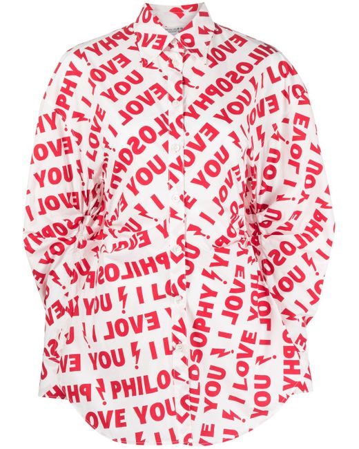 Philosophy di Lorenzo Serafini logo-print shirt