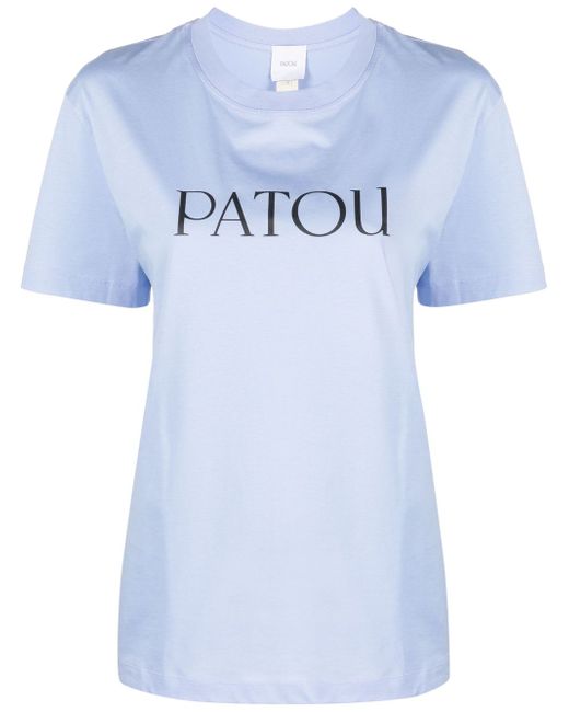 Patou logo-print organic T-shirt
