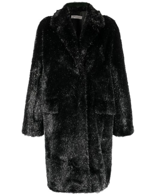 Philosophy di Lorenzo Serafini metallic-threading faux-fur coat
