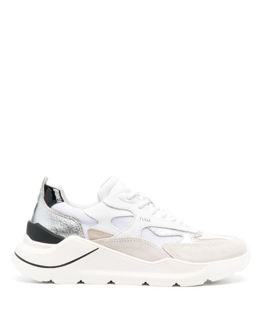 D.A.T.E. multi-panel low-top sneakers