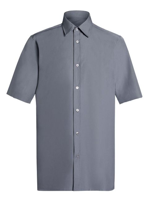 Maison Margiela four-stitch short-sleeve shirt