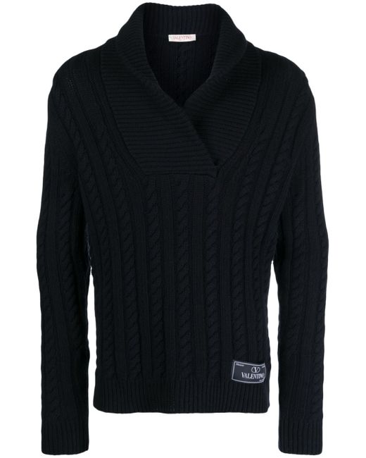 Valentino Garavani cable-knit jumper