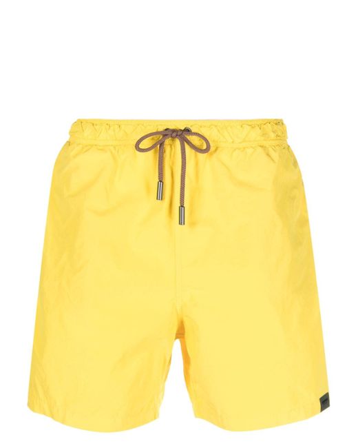 Aspesi logo-patch swim shorts