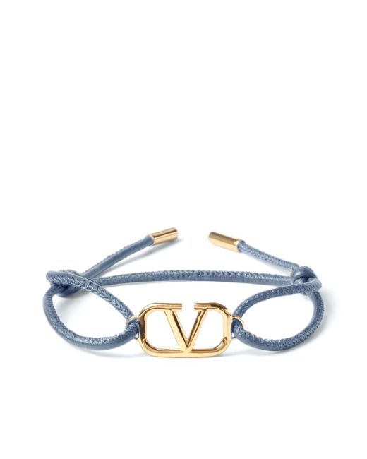 Valentino Garavani VLogo Signature leather cord bracelet
