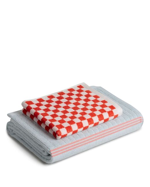 Baina Paloma check-print towel