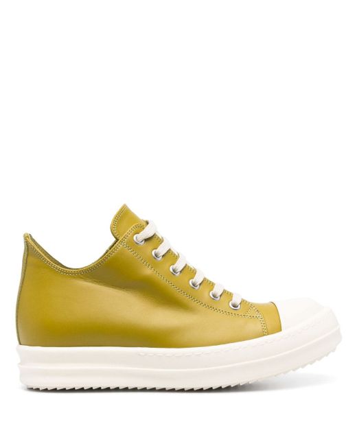 Rick Owens high-top leather sneakers