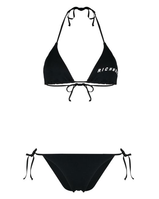 John Richmond logo triangle-cup bikini set