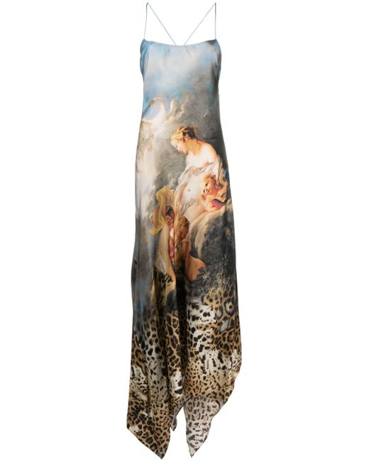 Roberto Cavalli graphic-print dress