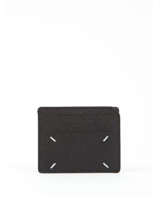 Maison Margiela four-stitch leather cardholder