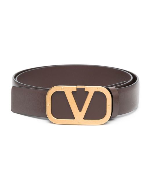 Valentino Garavani logo-buckle belt