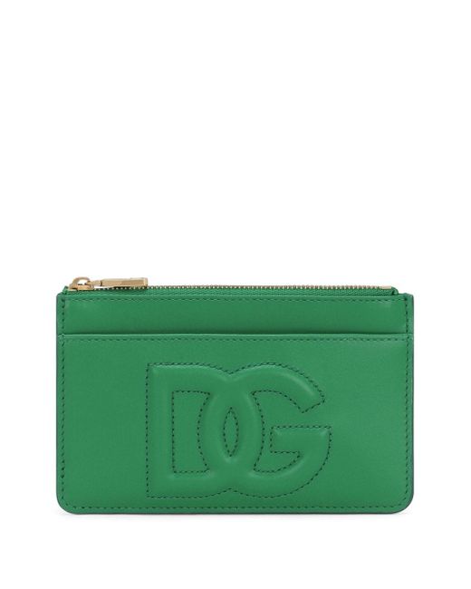 Dolce & Gabbana logo-embossed zip purse