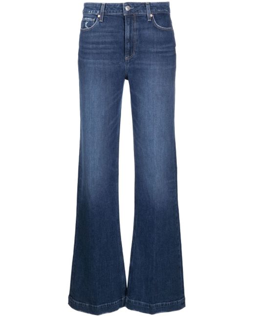 Paige mid-rise bootcut jeans