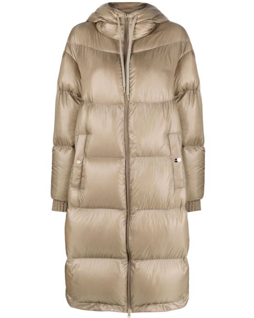 Herno quilted hooded coat