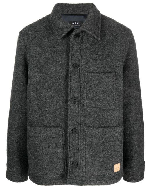 A.P.C. wool-blend jacket