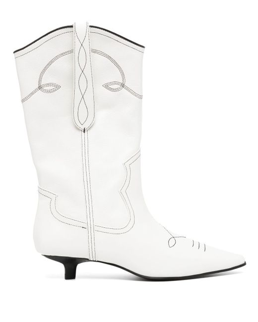 Senso Francesca II 40mm leather boots