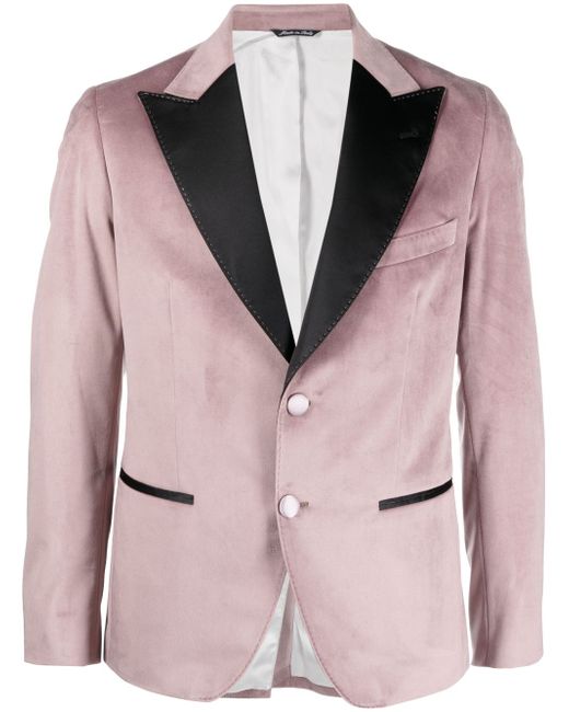 Reveres 1949 single-breasted velour blazer