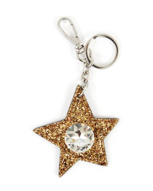 Maison Margiela crystal-embellished star keychain