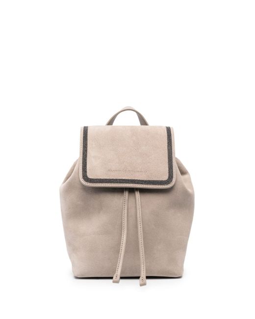 Brunello Cucinelli Monili-embellished backpack