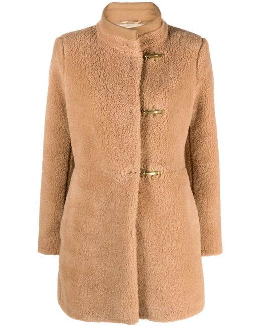 Fay faux-shearling coat