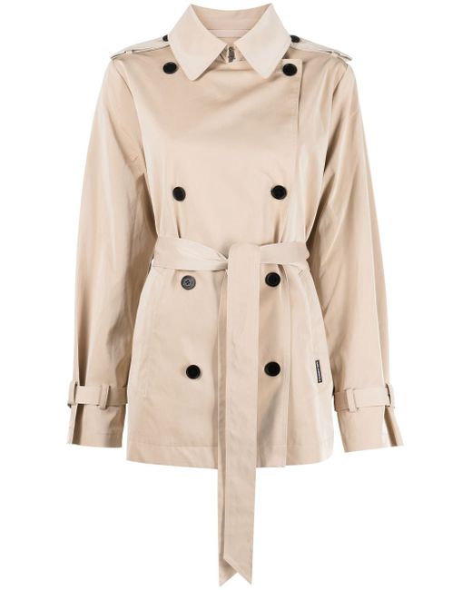 Karl Lagerfeld double-breasted buttoned trench coat