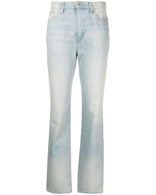 Kenzo Japanese high-waisted straight-leg jeans