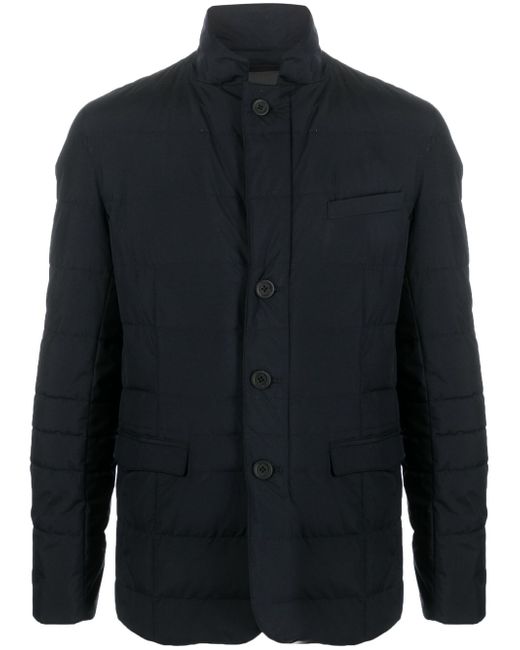 Herno button-up quilted padded jacket