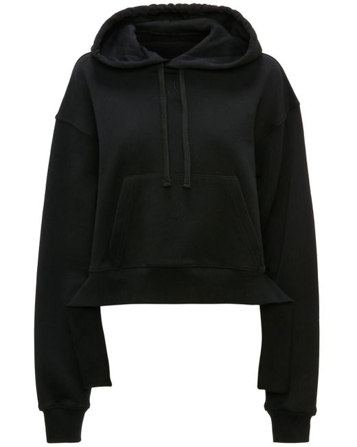 J.W.Anderson deconstructed cropped hoodie