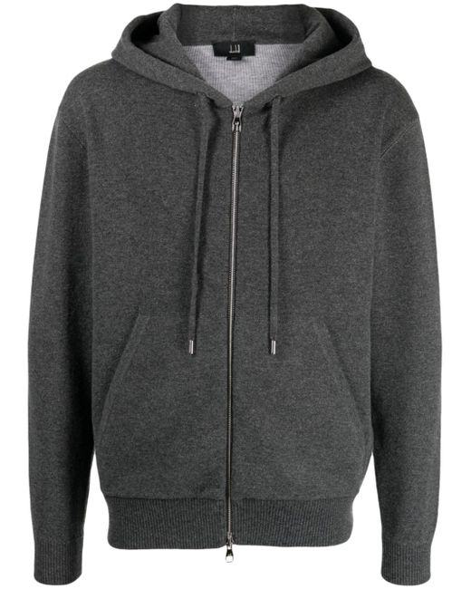 Dunhill long-sleeves zip-up hoodie