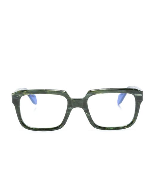 Cutler & Gross two-tone square-frame glasses