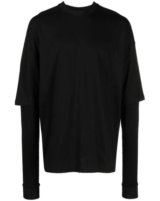 Thom Krom layered long-sleeve T-shirt
