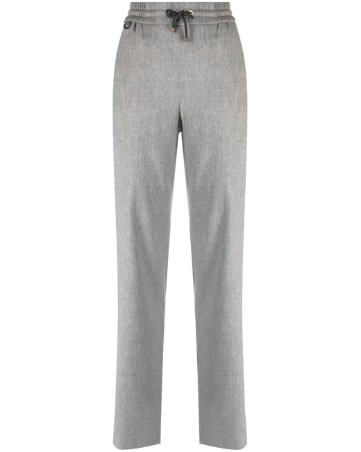 Agnona wool-blend straight-leg trousers