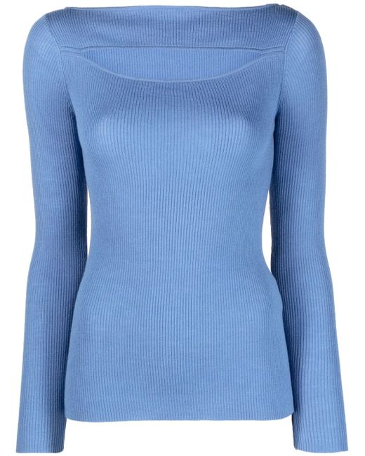 P.A.R.O.S.H. cut-out knitted top