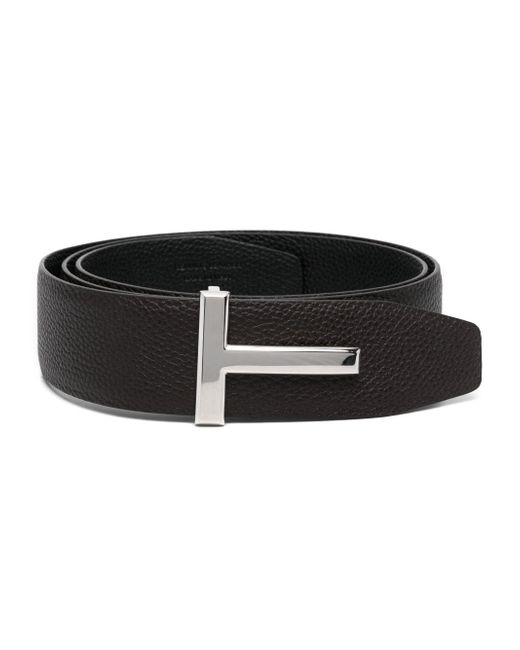 Tom Ford T-buckle reversible leather belt