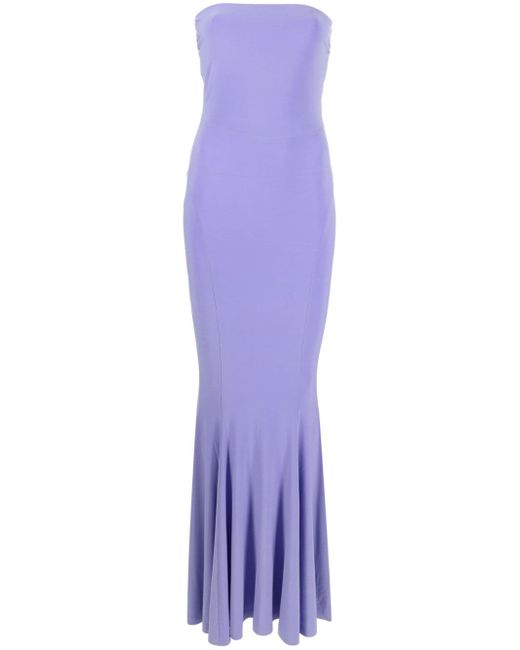 Norma Kamali strapless fitted long dress