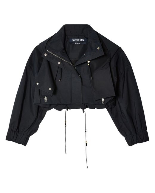 Jacquemus cropped beaded parka