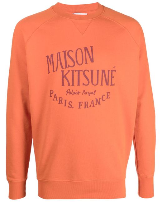 Maison Kitsuné logo-print sweatshirt
