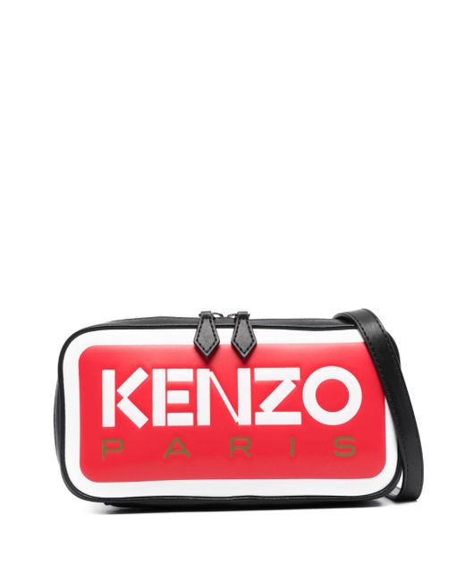 Kenzo logo-print messenger bag