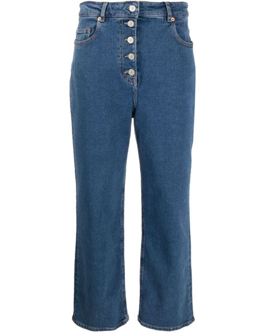 PS Paul Smith cropped wide-leg jeans