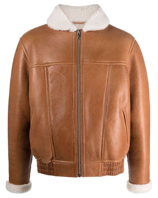 Marant Alberto shearling-lining jacket