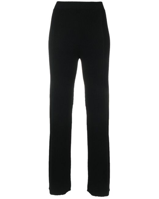 Aeron ribbed-knit trousers
