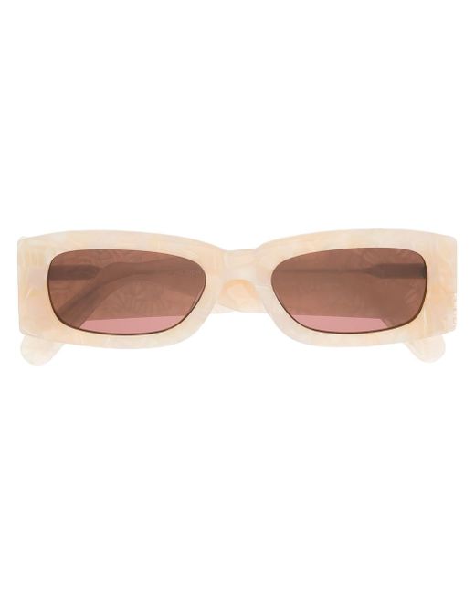 Gcds rectangular tinted sunglasses